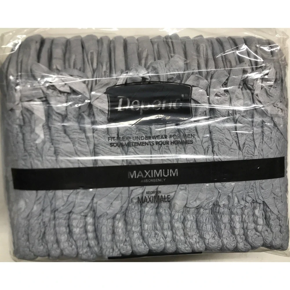 Depend FIT-FLEX Max Absorbency Underwear for Men  Large 20-count Sealed